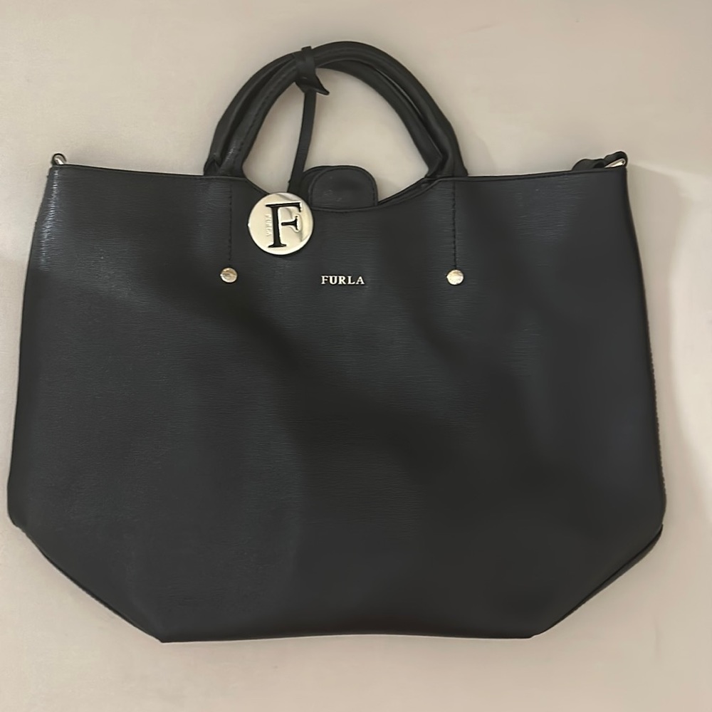 Black Furla Handbag